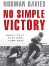 Cover image for No Simple Victory